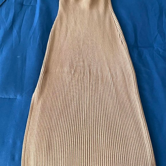 Abercrombie Womens Laced Up Midi Dress in Brown - Picture 4 of 6